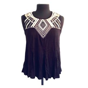 Silver & Gold Embellished Top